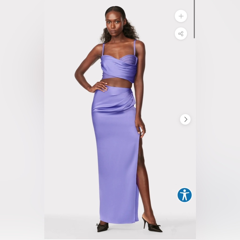 DRAPED ASYMMETRICAL MAXI SKIRT size 6 Never worn